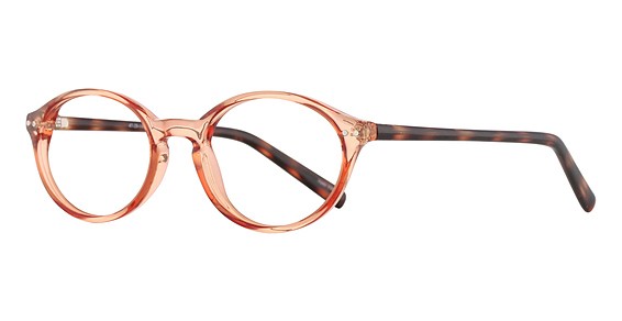 1724 Eyeglasses, Peach Trans/Tortoise