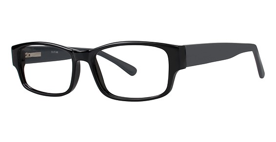 1728 Eyeglasses, Gray/Black