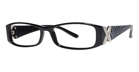 2102 Eyeglasses, White/Black