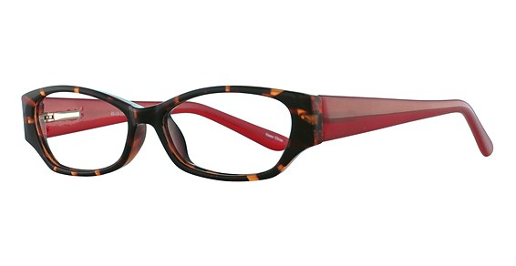 1742 Eyeglasses, Tortoise/Red
