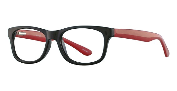 1743 Eyeglasses, Black/Red