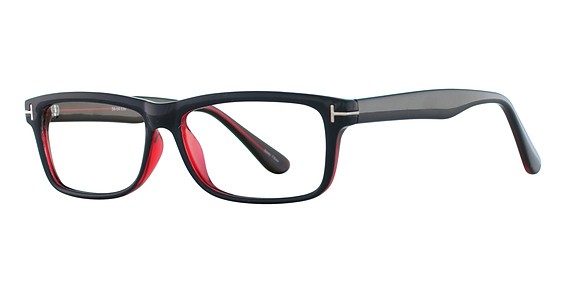 1735 Eyeglasses, Crystal Red