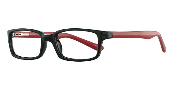 1739 Eyeglasses, Black/Red