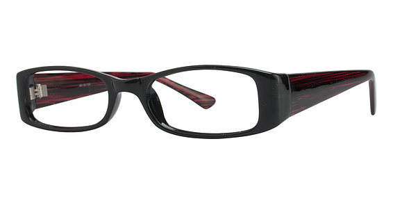 1701. Eyeglasses, Black/Wine