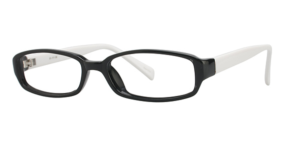 1702. Eyeglasses, Black/Crystal