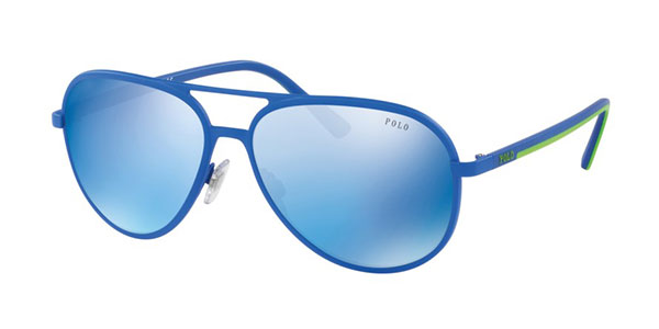 M-SG-3668 59-15-145 Mm 3102 9318-55 Sunglass for Mens - Matte Royal Blue & Blue