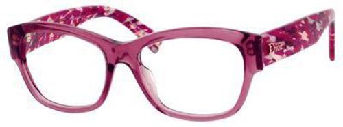 DIOR Eyeglasses 3252 0306 Transparent Fuchsia Tweed 51MM