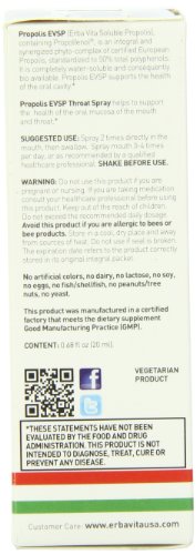 Erba Vita Propolis EVSP Throat Spray, 0.68 Fluid Ounce thumbnail