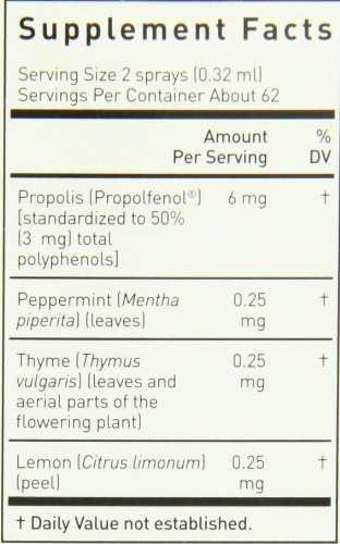 Erba Vita Propolis EVSP Throat Spray, 0.68 Fluid Ounce thumbnail