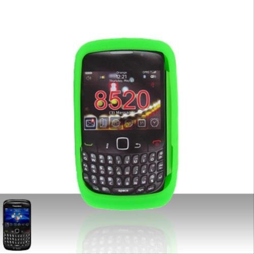 For Blackberry Curve 8520/8530 - PREMIUM Silicon Case - Neon Green