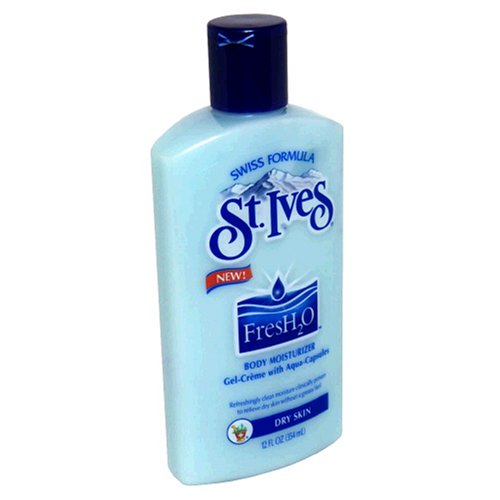 St. Ives Swiss Formula Fresh2o Body Moisturizer for Dry Skin, 12 Fl Oz (354 ML) (Case of 6)