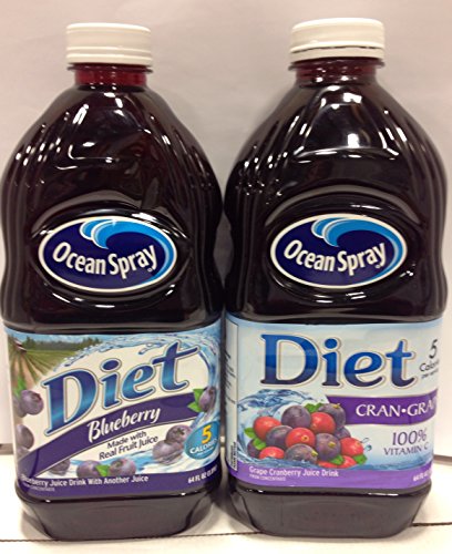 Ocean Spray Diet Juice Bundle: Cran-grape and Blueberry
