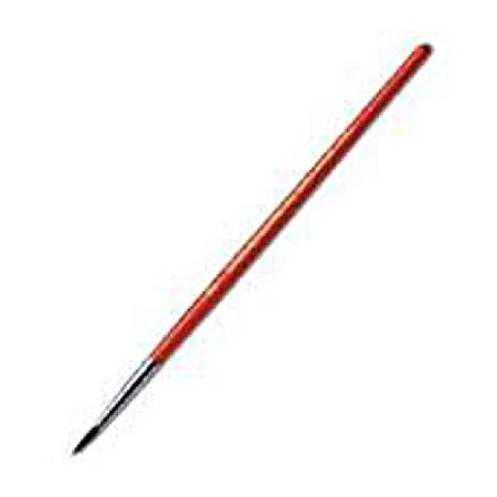 New Linzer 9303-1 Red Sable Short Handle Round Artist Brush 3/8 Inch Trim (Case of 6)  1 Each