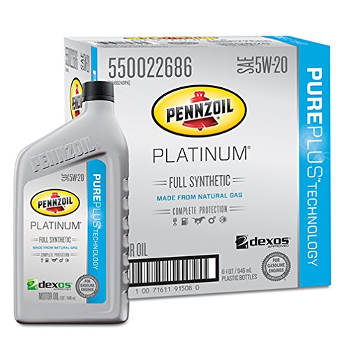 Pennzoil Platinum 5W-20 Full Synthetic Motor Oil (1 Quart)