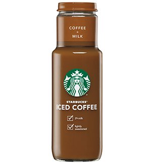 Starbucks Iced Coffee 11oz Glass Bottle - Coffee (Pack of 12)