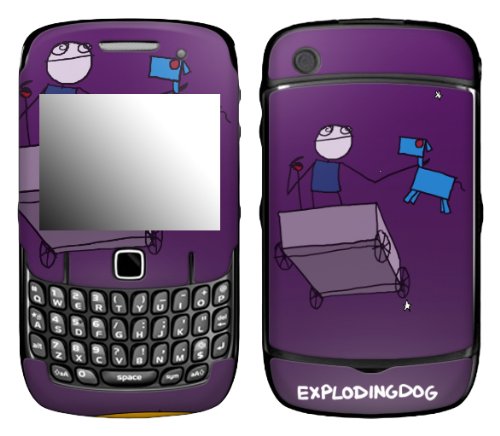 MusicSkins, MS-EXDG30044, EXPLODINGDOG - I Might Be Lost, BlackBerry Curve (8520/8530), Skin