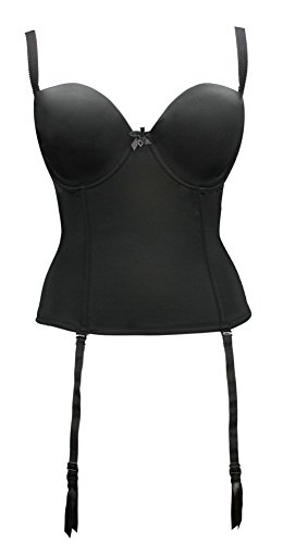 Parfait 4807-BL Jeanie Black Contour Strapless Bustier