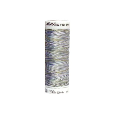 4PK Mettler PolySheen Embroidery Thread 220 Yd. #9980 Variegated Summer Shimmer 1