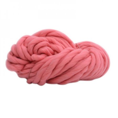 MEROTABLE Super Bulky Arm Knitting Wool Yarn for DIY Knitting/crochet/carpet/hats Fresh Red