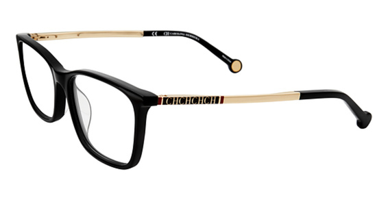 Carolina Herrera VHE722 0700 Black  Women Eyeglasses (Frame Only)