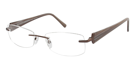 Alisa Eyeglasses, Brown