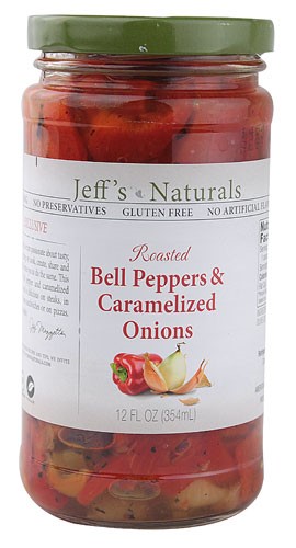 Jeff's Naturals, Roasted Bell Peppers & Caramelized Onions