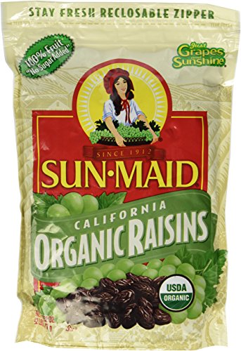 2 LBS Organic Sun Dried California Raisins (1 Resealable Bag) by Sun Maid thumbnail