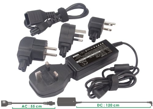 Battery2go 65W Power Supply AC Adapter Fit to AcerNote TravelMate 272XV, TravelMate 744, Aspire 5050-5954 thumbnail