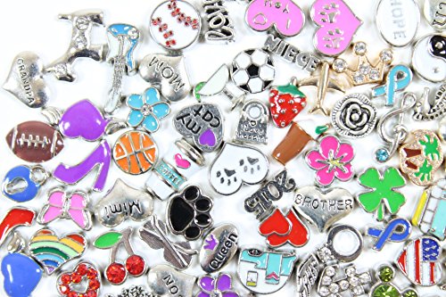 Assorted Floating Charms for Living Glass Lockets (Lot of 100) thumbnail