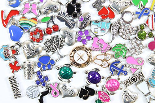 Assorted Floating Charms for Living Glass Lockets (Lot of 100) thumbnail