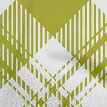 OneOone Cotton Poplin Twill Green Fabric Tartan Fabric for Sewing Printed Craft Fabric by the Yard 56 Inch Wide-6781
