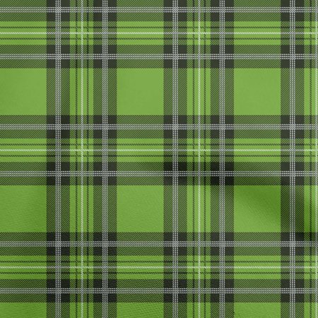 OneOone Cotton Poplin Green Fabric Tartan Sewing Fabric by the Yard Printed Diy Clothing Sewing Supplies 56 Inch Wide-5588
