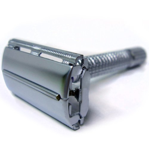 WEISHI 9306-e Noble Cuprum Metal Double Edge Safety Razor with 11 Blades. thumbnail
