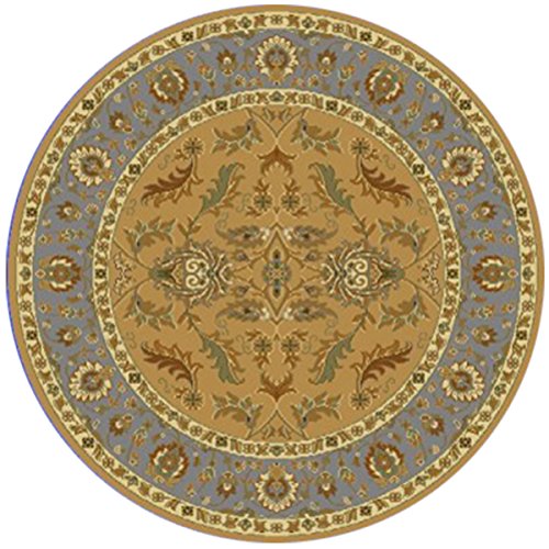 Dynamic Rugs YAR51744100 Yazd 1744-100 Round Rug, 5'3