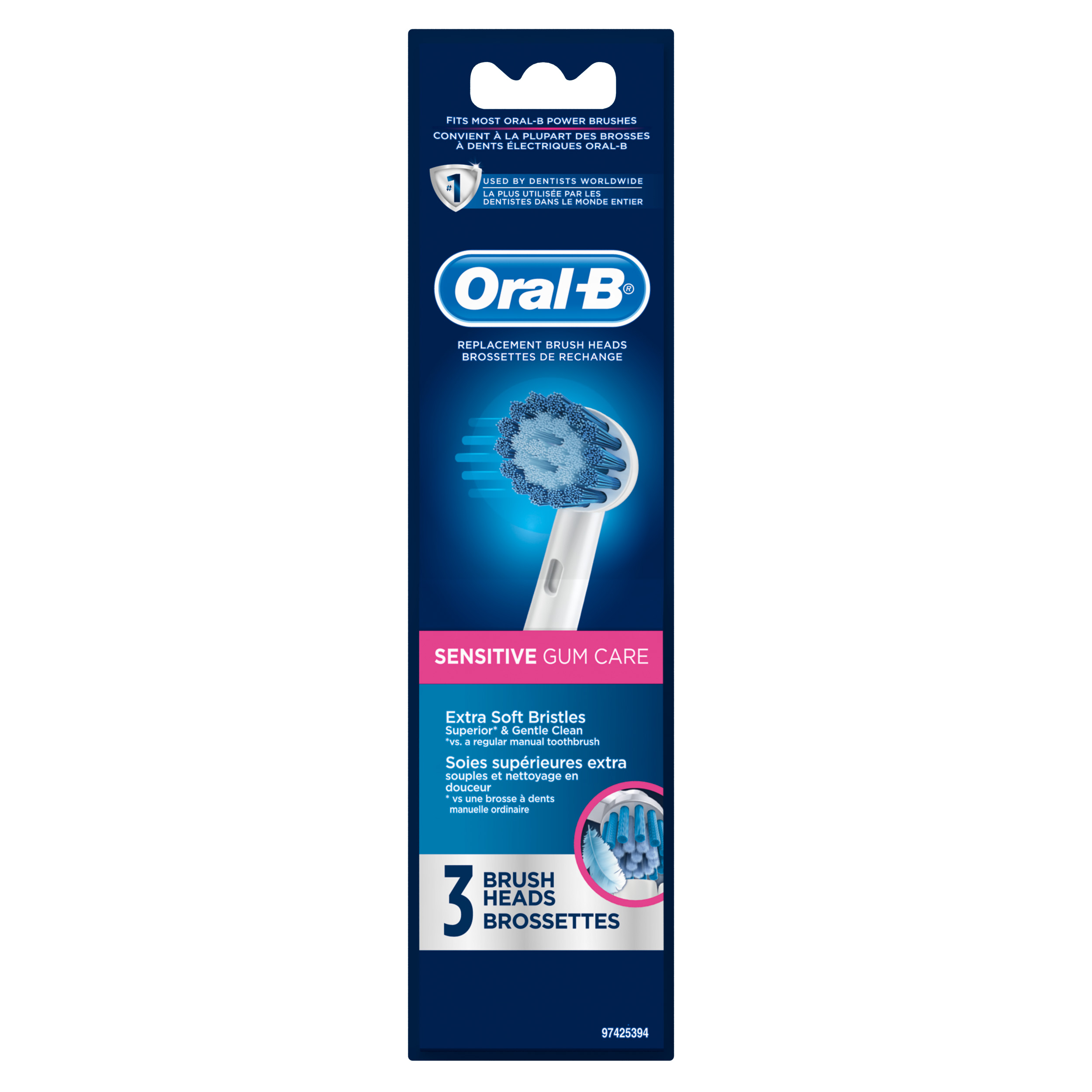 Oral-B Brush Heads - Sensitive Gum Care - 3 Heads
