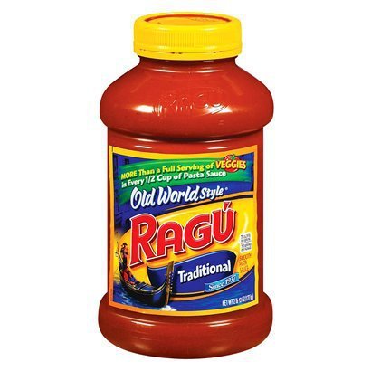 Ragu Pasta Spaghetti Tomato Sauce Old World Traditional Style 45 Oz Jar