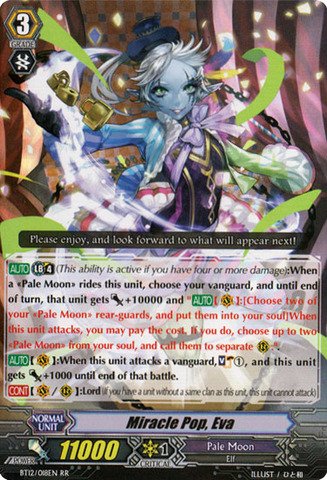Cardfight!! Vanguard TCG - Miracle Pop, Eva (BT12/018EN) - Binding Force of the Black Rings