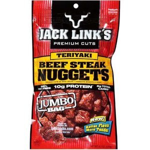 Jack Link's Beef Steak Tender Bites, Teriyaki, 6.2 Oz (Pack of 4)