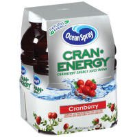 Ocean Spray Cranergy Energy Juice , Cranberry Lift 4- 12 Oz (Pack of 6)