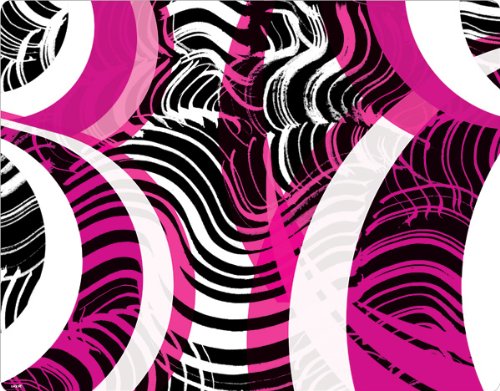Skinit Protective Skin for Curve 8530 - Pink and White Hipster thumbnail
