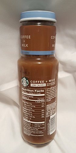 Starbucks Iced Coffee 6 - 11oz Bottles (Coffee + Milk Low Calorie)
