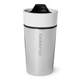 Starbucks High-Polished Stainless Steel & Ceramic Tumbler, 12 Fl Oz
