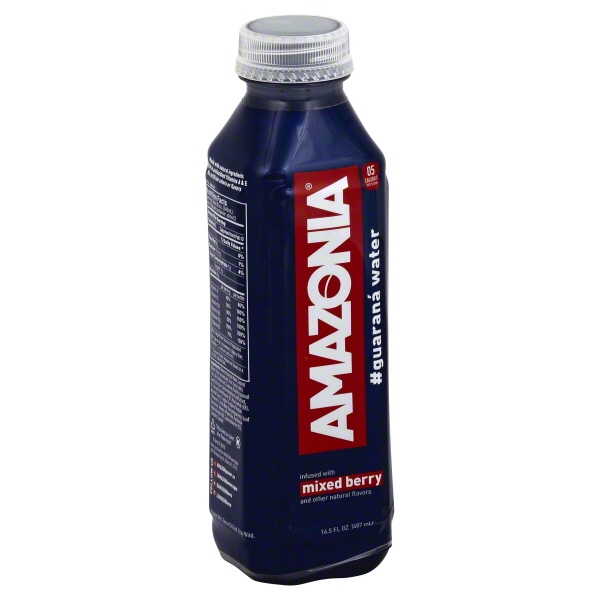 Amazon Beverages Amazonia Guarana Water, 16.5 Oz