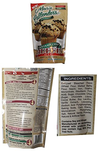 Marie Callender's Muffin Mix Baking 3 Pack Variety Pack - Blueberry, Apple Cinnamon and Chocolate Chip Quick Mix