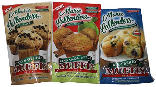 Marie Callender's Muffin Mix Baking 3 Pack Variety Pack - Blueberry, Apple Cinnamon and Chocolate Chip Quick Mix thumbnail
