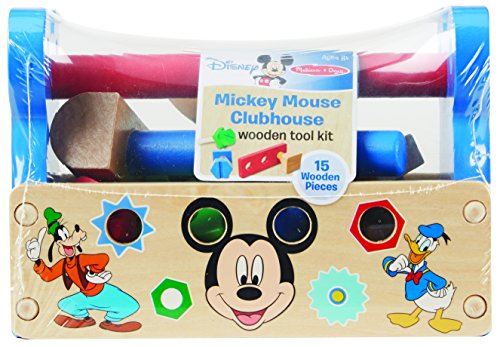 Melissa & Doug Disney Mickey Mouse Clubhouse Wooden Tool Kit (15 Pcs)