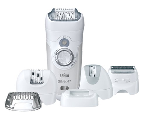Brown Electrical Hair Removal with Silk-epil 7 SE 7681 R QR