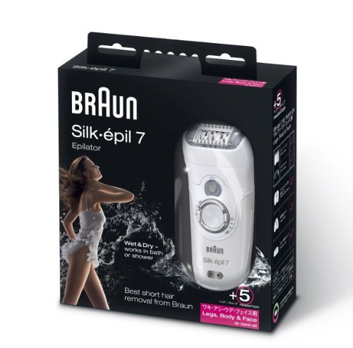 Brown Electrical Hair Removal with Silk-epil 7 SE 7681 R QR thumbnail