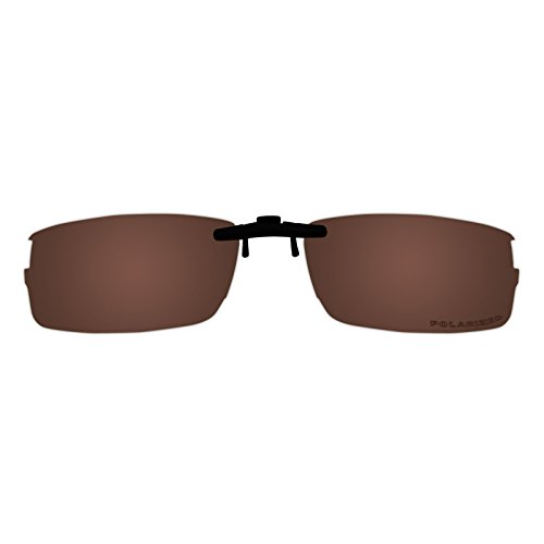 Custom Polarized Hook up Sunglasses for Oakley HALFSHOCK OX3119 3119 (Bronze Brown)