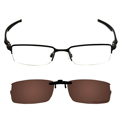 Custom Polarized Hook up Sunglasses for Oakley HALFSHOCK OX3119 3119 (Bronze Brown) thumbnail